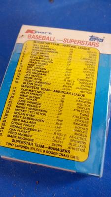 LOT 109 - FOUR BOXES PACKS OF BASEBALL CARDS