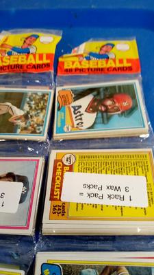 LOT 110 - TW0 PACKS BASEBALL CARDS