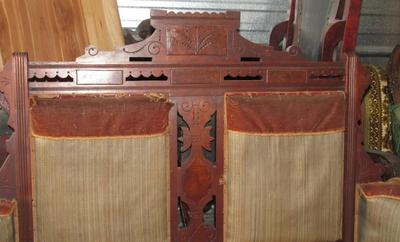 Antique East Lake Settee For Refinishing