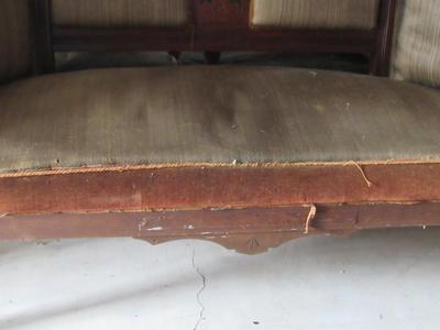 Antique East Lake Settee For Refinishing