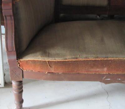 Antique East Lake Settee For Refinishing