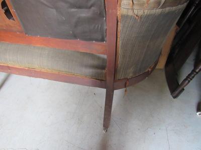 Antique East Lake Settee For Refinishing