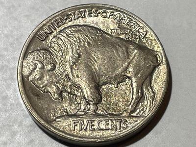 1913-P TYPE-I UNCIRCULATED/MS60 QUALITY BUFFALO NICKEL AS PICTURED.