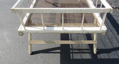 Antique Turn of the Century Wood Trundle Bed