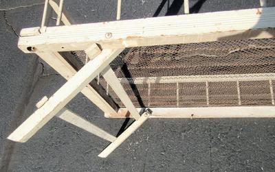 Antique Turn of the Century Wood Trundle Bed