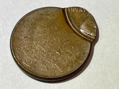 LINCOLN CENT ERROR COIN AS PICTURED.