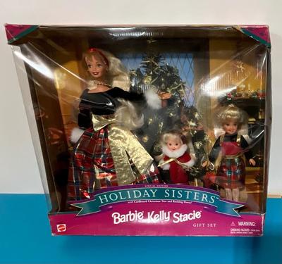 1998 Holiday Sisters Special Edition, Barbie, Kelly, Stacie