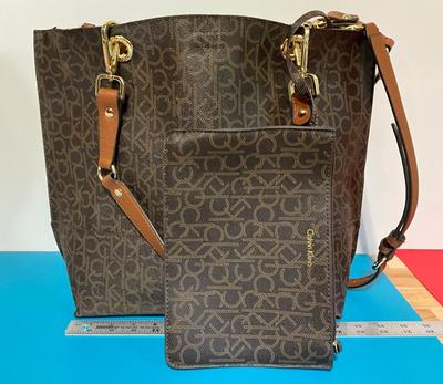 Calvin Klein tote bag with pouch