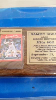 LOT 113 - SAMMY SOSA AND MARK MCGWIRE