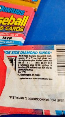 LOT 115 - 12 PACKS VINTAGE BASEBALL