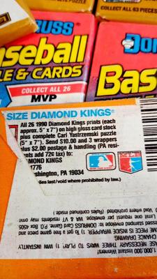 LOT 115 - 12 PACKS VINTAGE BASEBALL