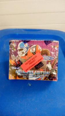LOT 117 - PREMIERE EDITION BOX FOOTBALL CARDS