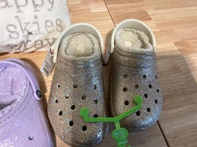Crocs and pillows