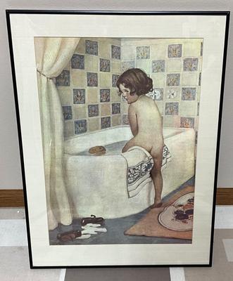 Girl and tub