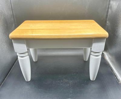 Small Wood Footstool