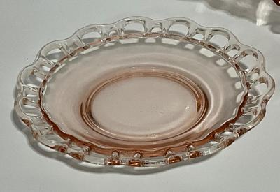 Pink depression glassware