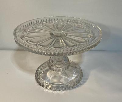 Vintage Glass Cake Platter