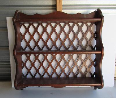 Older Wood Wall Shelf