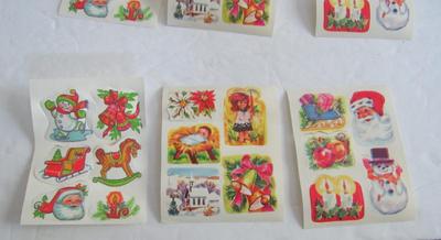 Lot of Christmas Theme Stickers