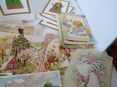 Unused Christmas Angel Ornament Greeting Cards and More