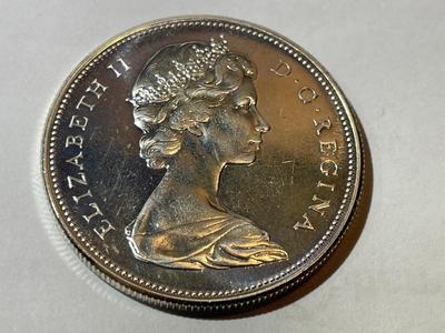 Canada 1967 BU/Proof-Like .800 Silver Dollar Coin as Pictured.