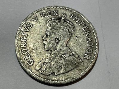 South African 1936 George V Silver Two and a Half Shillings Coin in Circulated Condition as Pic'd.