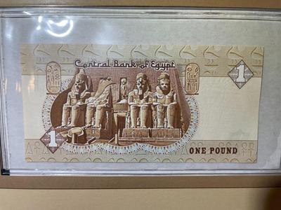 Egypt 10 Pound Banknote/Currency in Uncirculated Condition by Fleetwood as Pictured.