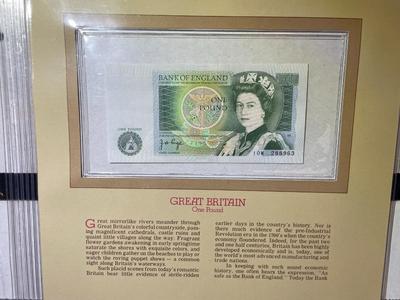 Great Britain 1 Pound Banknote/Currency in Uncirculated Condition by Fleetwood as Pictured.