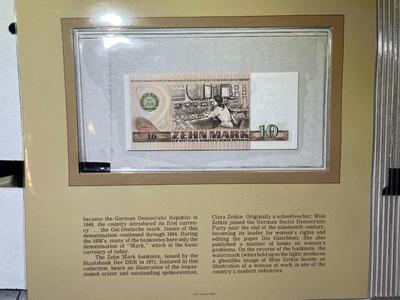 German Democratic Republic 10 Mark 1971 Banknote/Currency in Uncirculated Condition by Fleetwood as Pictured.