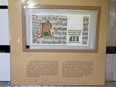 Ireland 1 Pound Banknote/Currency in Uncirculated Condition by Fleetwood as Pictured.