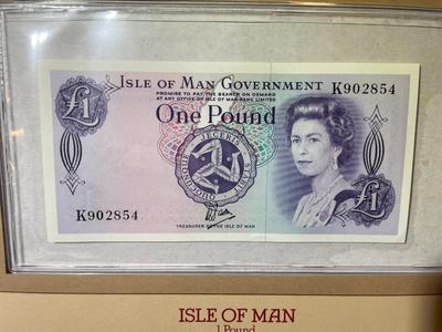 Isle of Man 1 Pound Banknote/Currency in Uncirculated Condition by Fleetwood as Pictured.