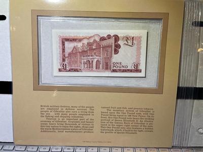 Gibraltar 1 Pound 1979 Banknote/Currency in Uncirculated Condition by Fleetwood as Pictured.