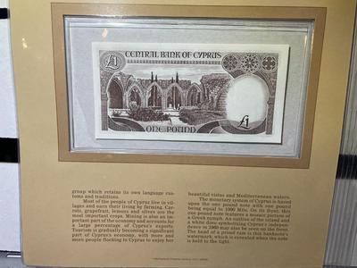 Cyprus 1 Pound 1982 Banknote/Currency in Uncirculated Condition by Fleetwood as Pictured.