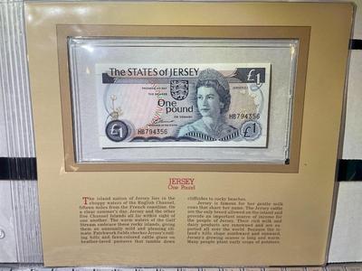 Jersey 1 Pound Banknote/Currency in Uncirculated Condition by Fleetwood as Pictured.