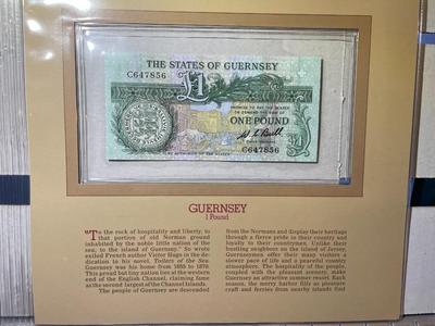 Guernsey 1 Pound Banknote/Currency in Uncirculated Condition by Fleetwood as Pictured.