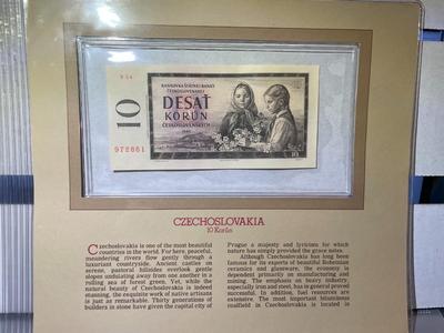 Czechoslovakia 10 Korum 1960 Banknote/Currency in Uncirculated Condition by Fleetwood as Pictured.