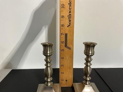Pewter Candlestick Holders