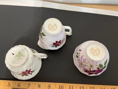 Teacup, pitcher and sugar bowl