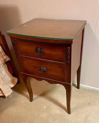 Vintage Wood Nightstand