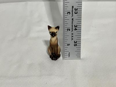 Small Siamese Cat Figurine