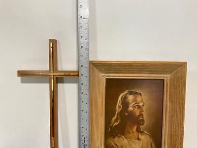 Jesus Picture and Cross