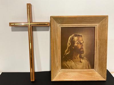 Jesus Picture and Cross