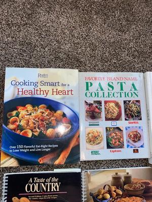 A VARIETY OF COOKBOOKS