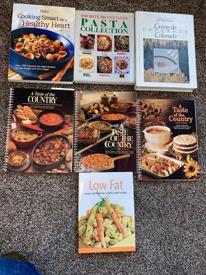 A VARIETY OF COOKBOOKS