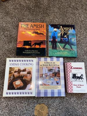 BOOKS ABOUT AMISH AND HOW THEY COOK TOO!