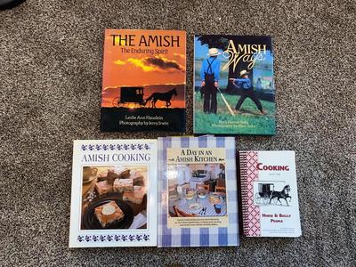 BOOKS ABOUT AMISH AND HOW THEY COOK TOO!