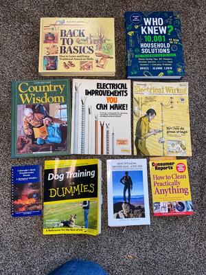 ALL SORTS OF BOOKS ON HOW TO/DIY