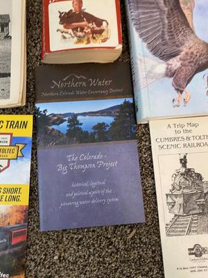 AN ASSORTMENT OF DIFFERENT READING MATERIAL