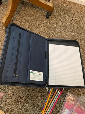 ACURITE ALARM CLOCK, AND A VARIETY OF OFFICE SUPPLIES