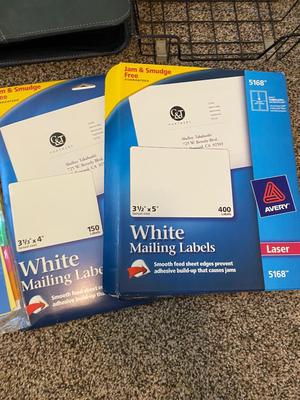 TEXAS INSTRUMENTS SCIENTIFIC CALCULATOR, DESK TOP CALCULATOR, AVERY LABELS AND OTHER NEEDFUL OFFICE SUPPLIES